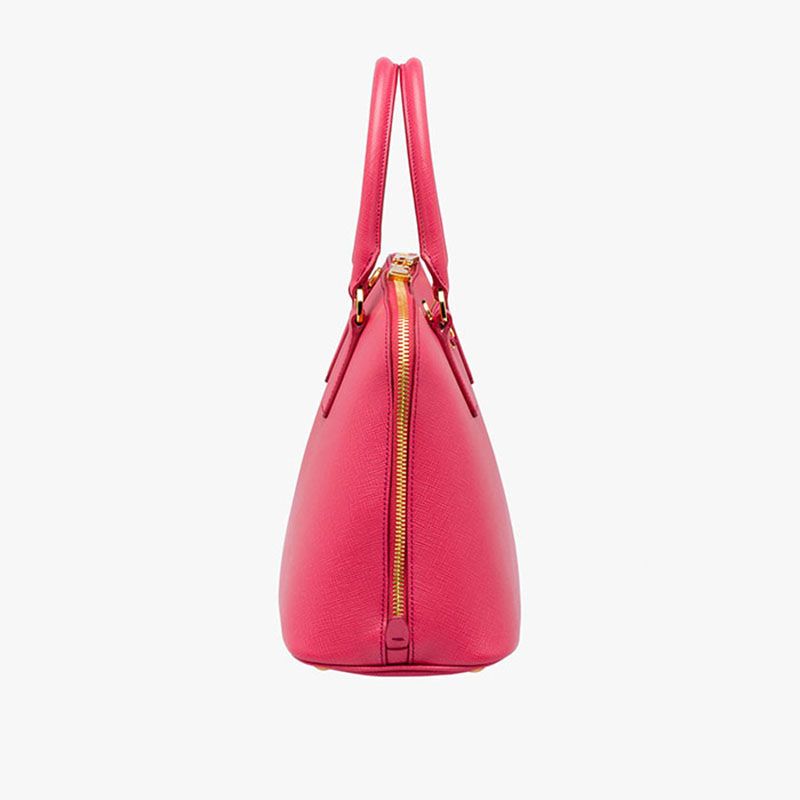 Prada 1BA837 Saffiano Leather Promenade Bag In Rose