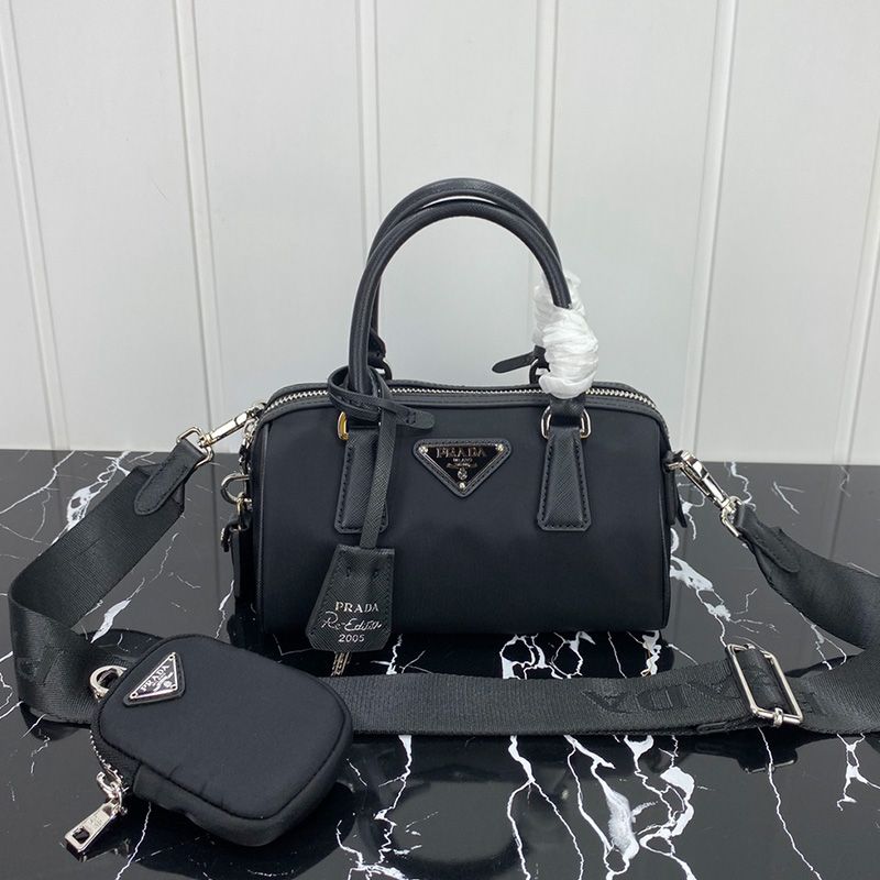 Prada 1BA846 Saffiano Leather Tote In Black