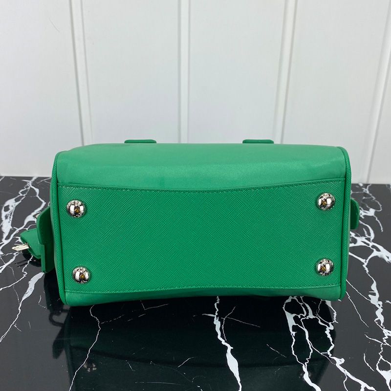 Prada 1BA846 Saffiano Leather Tote In Green