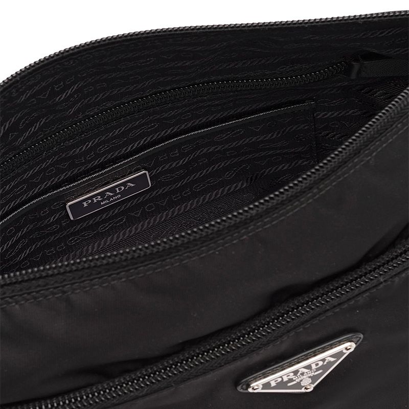 Prada 1BC421 Nylon Bag In Black