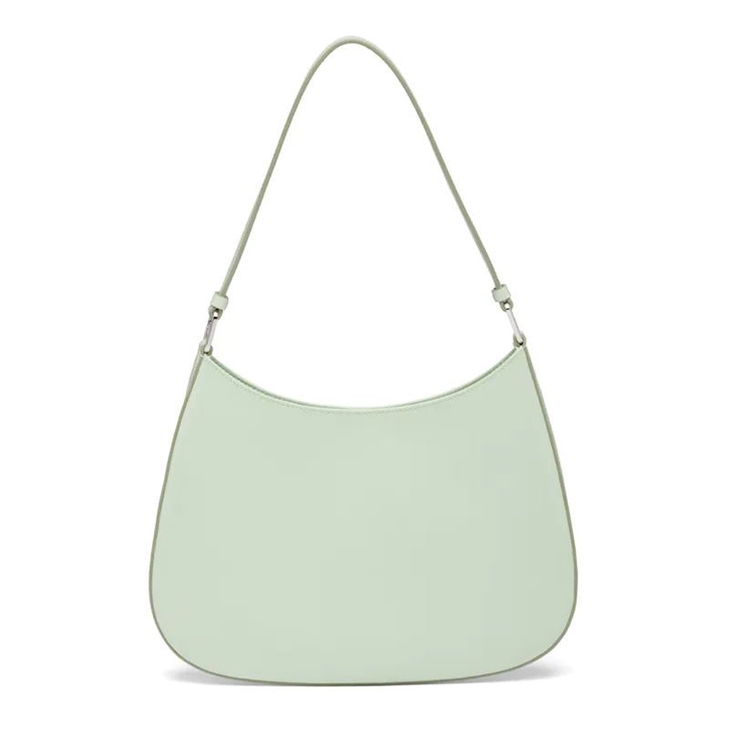 Prada 1BC499 Brushed Leather Cleo Bag Green