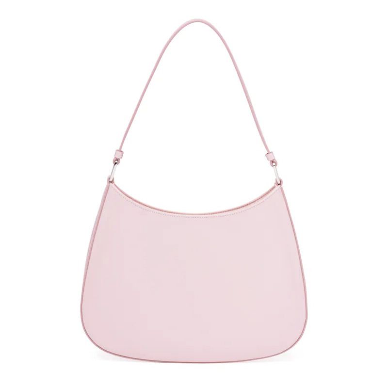 Prada 1BC499 Brushed Leather Cleo Bag Pink