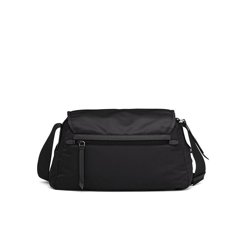 Prada 1BD225 Nylon Shoulder Bag In Black