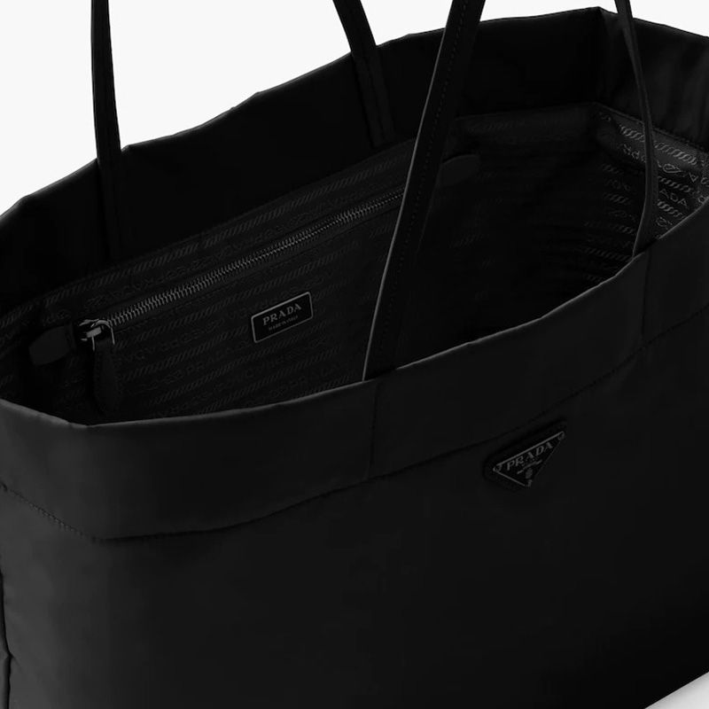 Prada 1BG107 Re-Nylon Tote In Black