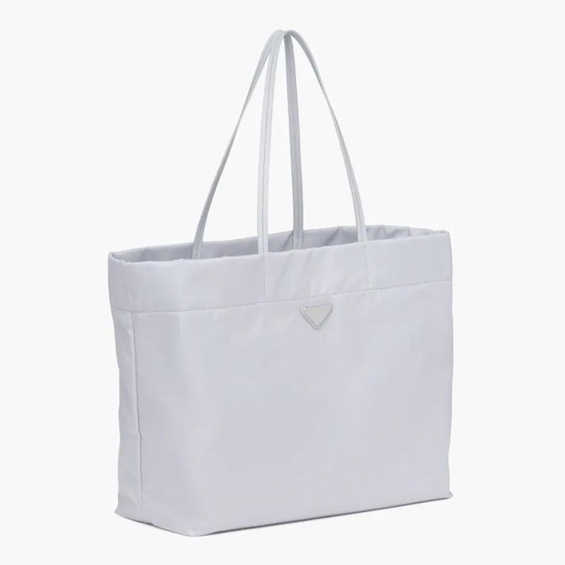 Prada 1BG107 Re-Nylon Tote In Grey