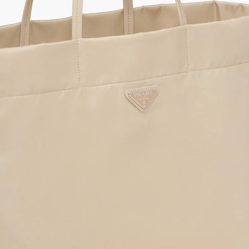 Prada 1BG107 Re-Nylon Tote In Khaki