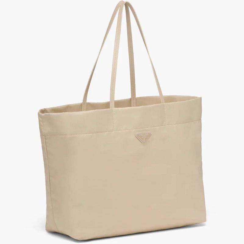 Prada 1BG107 Re-Nylon Tote In Khaki