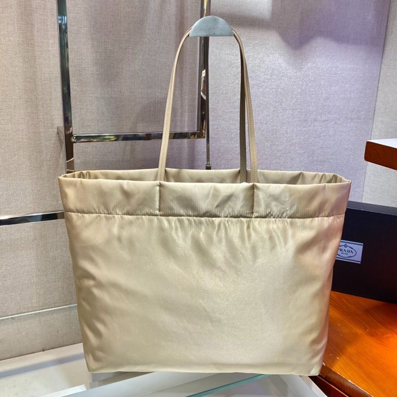 Prada 1BG107 Re-Nylon Tote In Yellow