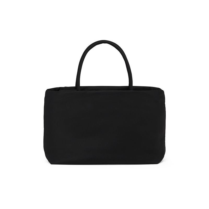 Prada 1BG320 Flat Bow Nylon Bag In Black