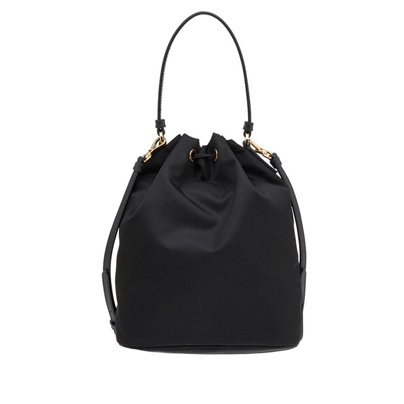 Prada 1BH038 Nylon Bucket Bag In Black