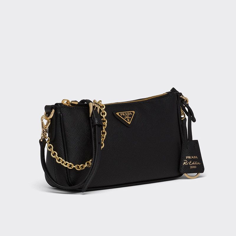 Prada 1BH171 Re-Edition 2000 Shoulder Bag In Black