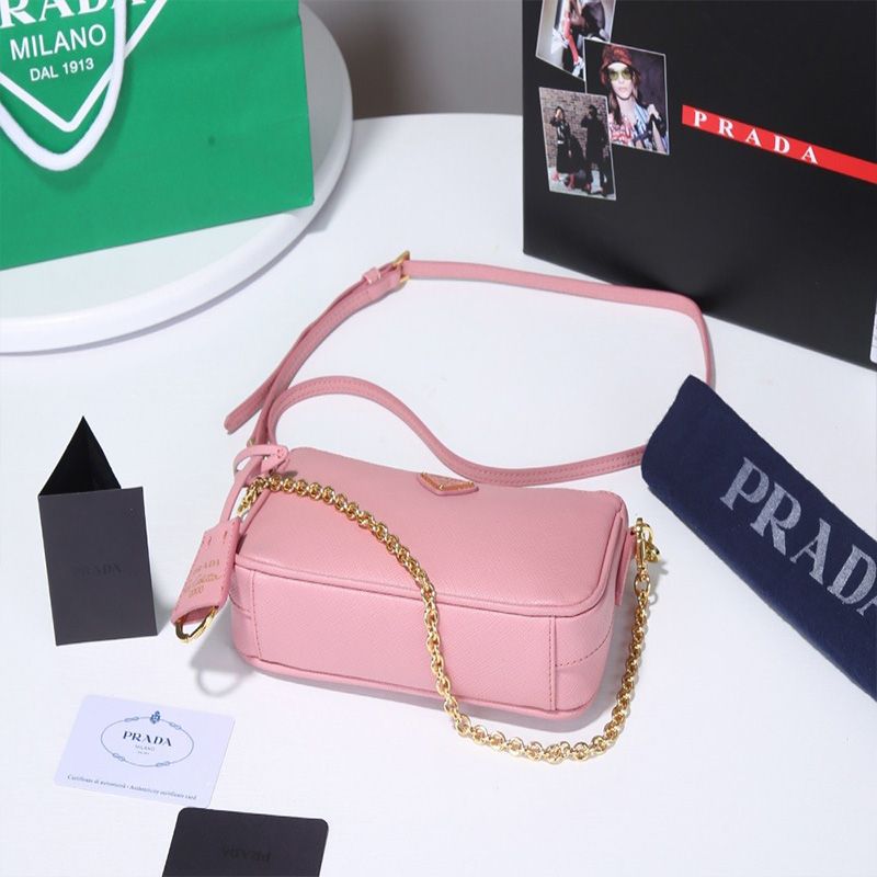 Prada 1BH171 Re-Edition 2000 Shoulder Bag In Pink