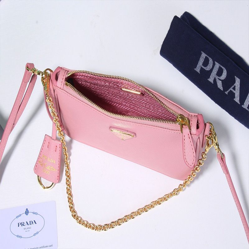 Prada 1BH171 Re-Edition 2000 Shoulder Bag In Pink