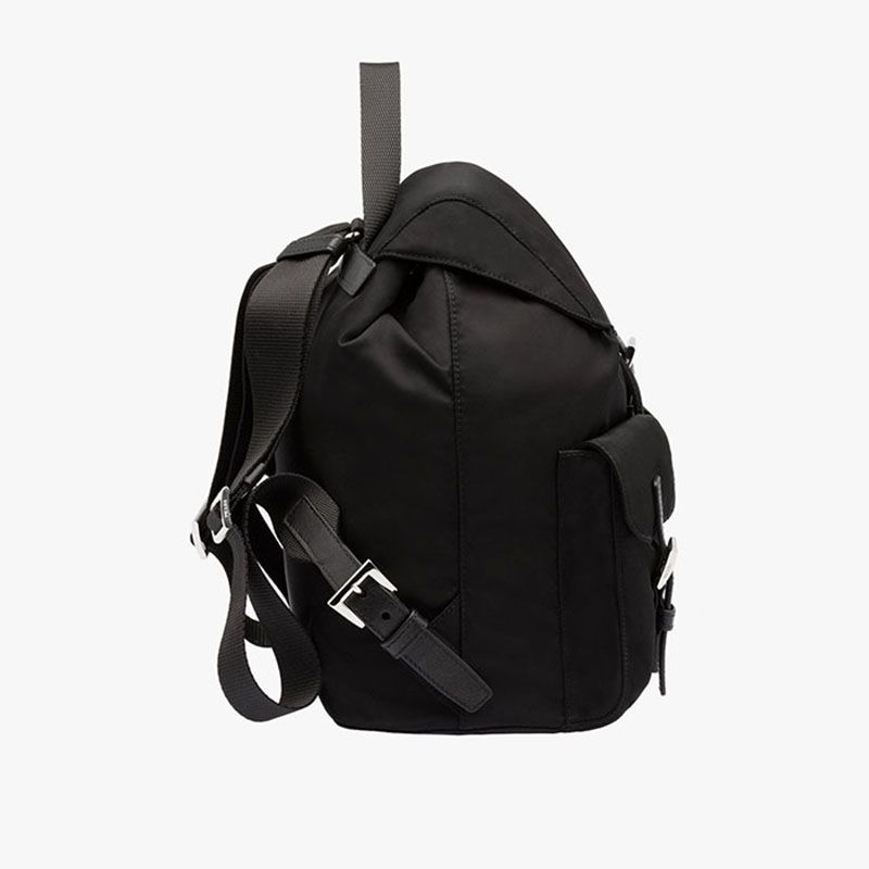 Prada 1BZ677 Nylon Backpack In Black