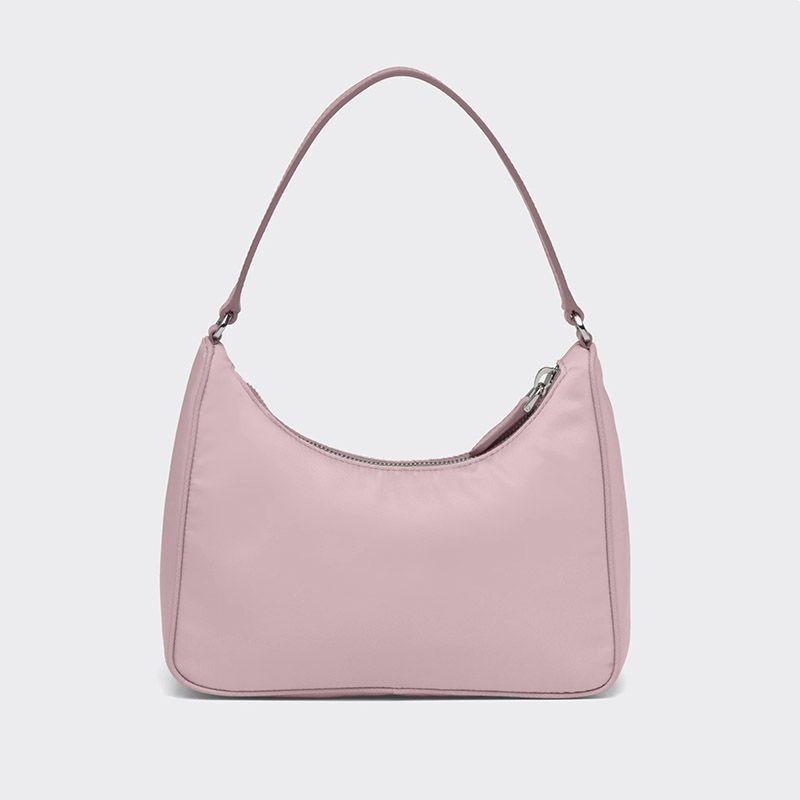 Prada 1NE204 Re-Edition 2005 Re-Nylon Hobo Bag In Cherry