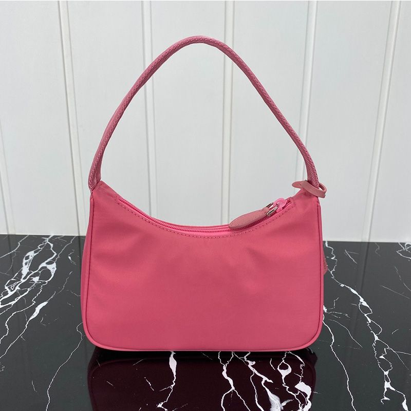 Prada 1NE515 Re-Edition 2000 Nylon Hobo Bag In Pink