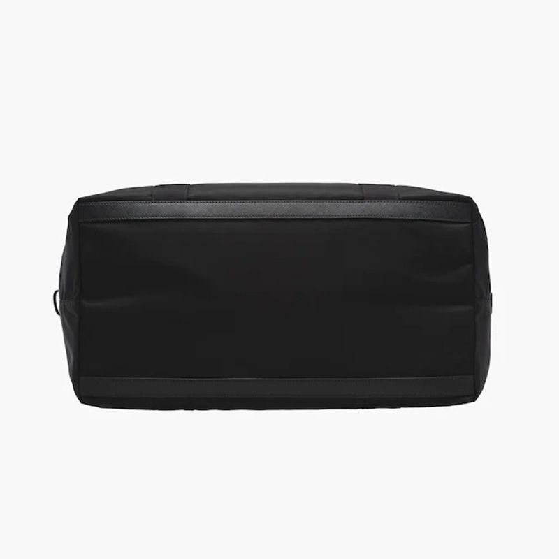 Prada 2VC796 Nylon And Saffiano Leather Duffle Bag In Black