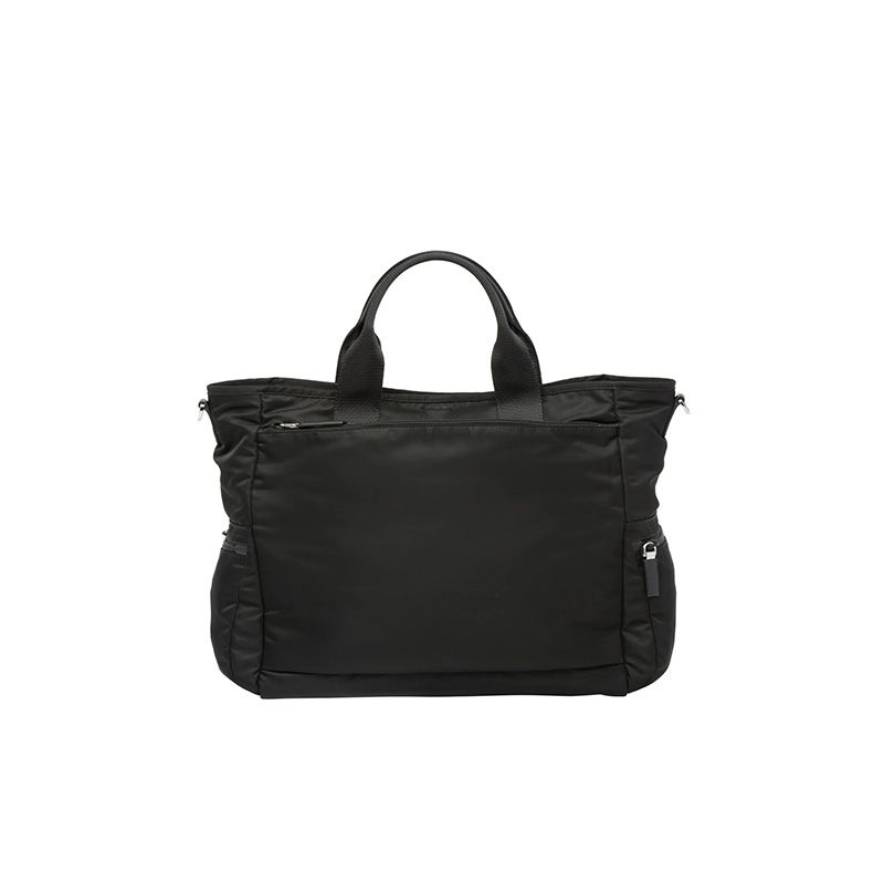 Prada 2VG040 Nylon Tote In Black