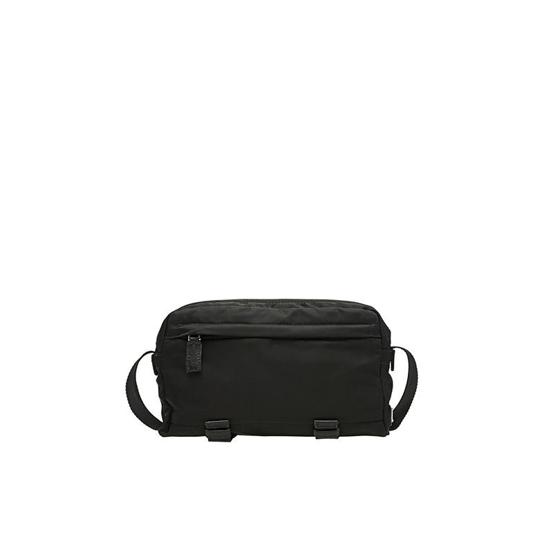 Prada 2VH043 Nylon Cross-Body Bag Black