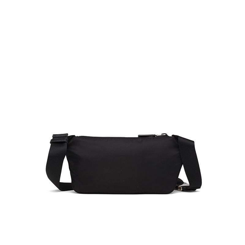 Prada 2VH128 Re-Nylon and Saffiano leather shoulder bag In Black