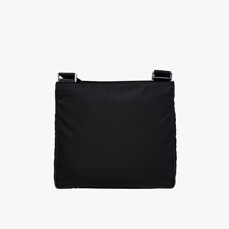 Prada 2VH251 Nylon Messenger In Black