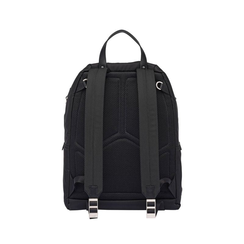 Prada 2VZ066 Nylon Backpack In Black