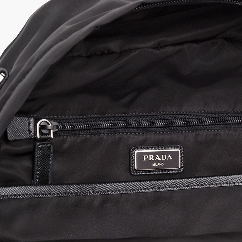 Prada 2VZ069 Nylon Backpack In Black