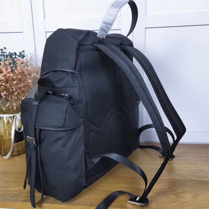 Prada 2VZ074 Nylon Backpack In Black