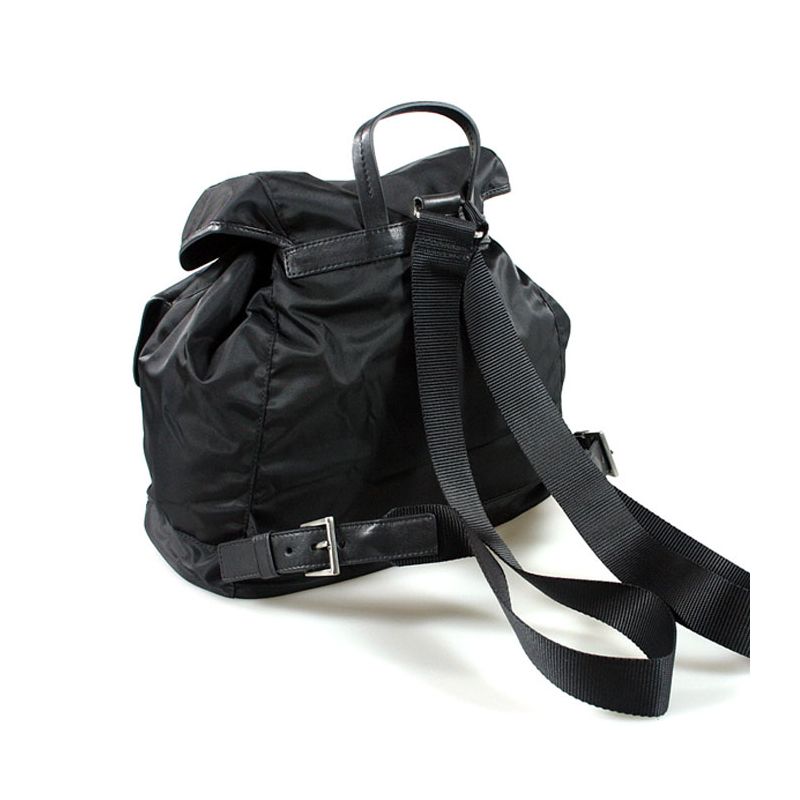 Prada BZ0001 Nylon Backpack In Black