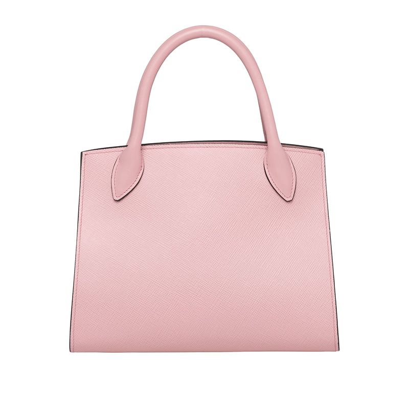 Prada 1BA156 Saffiano Leather Monochrome Bag In Pink