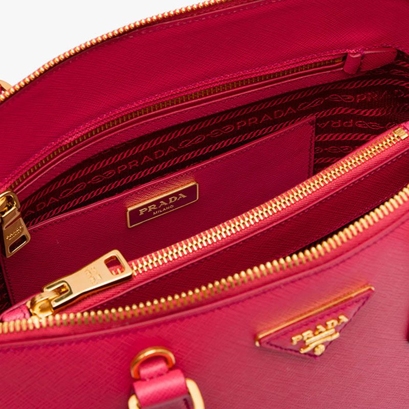 Prada 1BA837 Saffiano Leather Promenade Bag In Rose