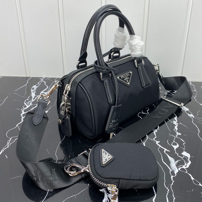 Prada 1BA846 Saffiano Leather Tote In Black