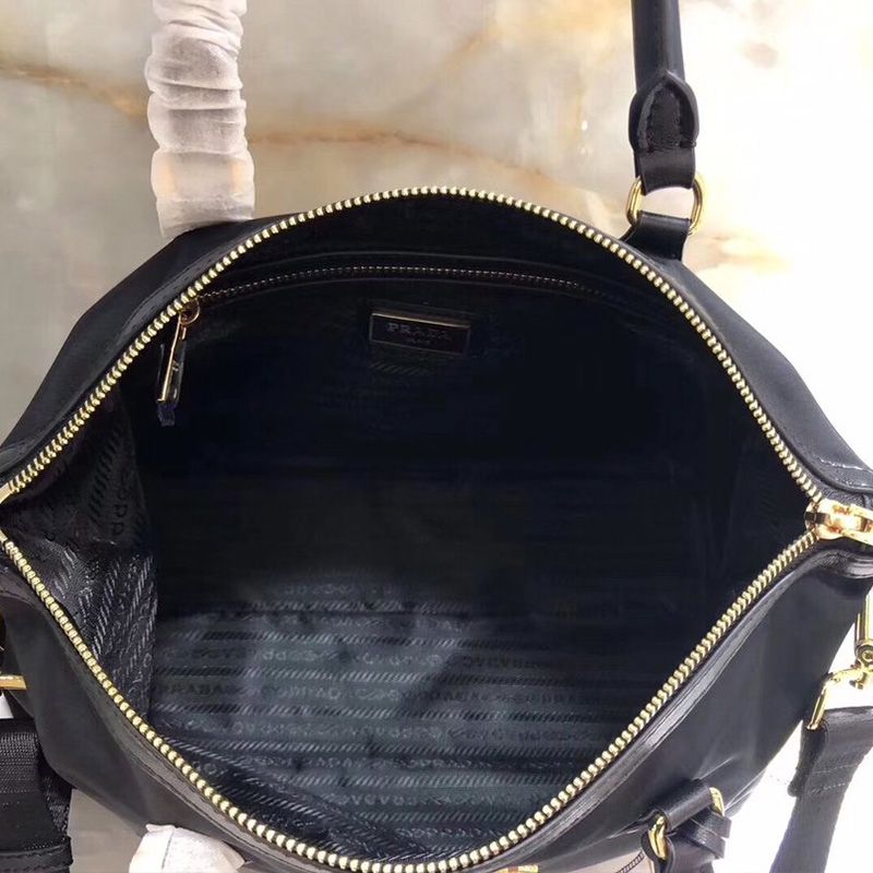 Prada 1BC060 Tessuto Nylon Tote In Black