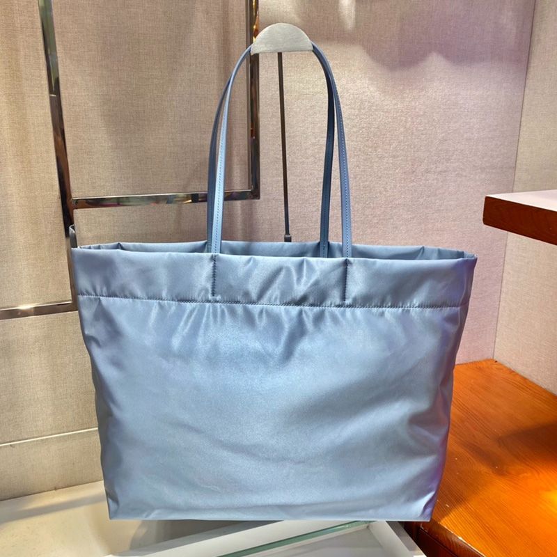 Prada 1BG107 Re-Nylon Tote In Blue