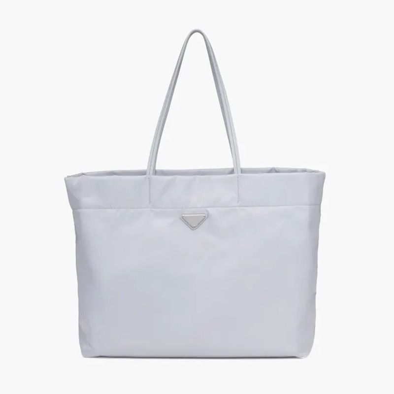 Prada 1BG107 Re-Nylon Tote In Grey