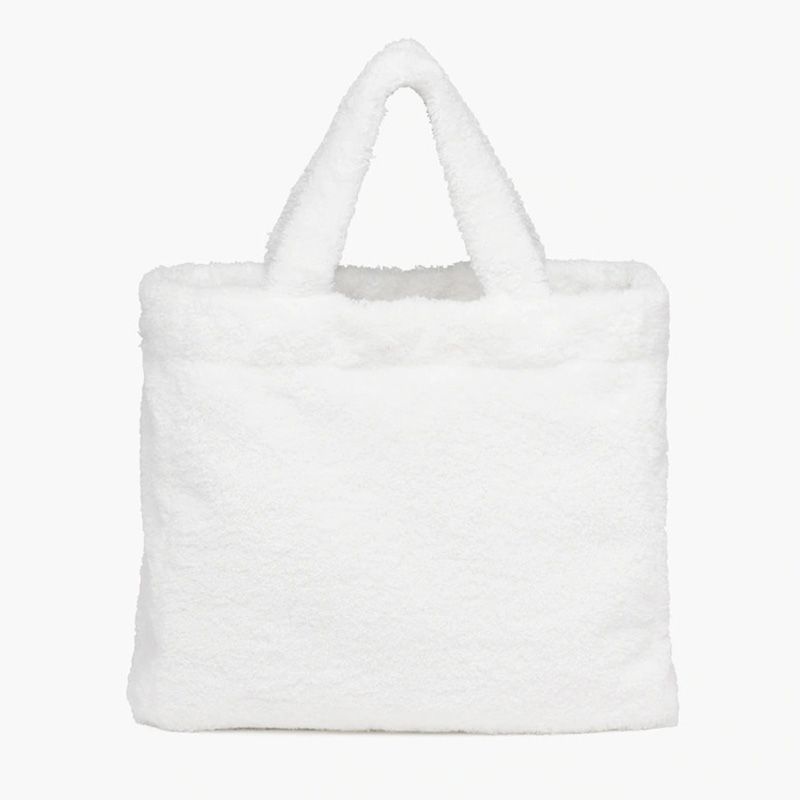 Prada 1BG130 Terry Tote In White