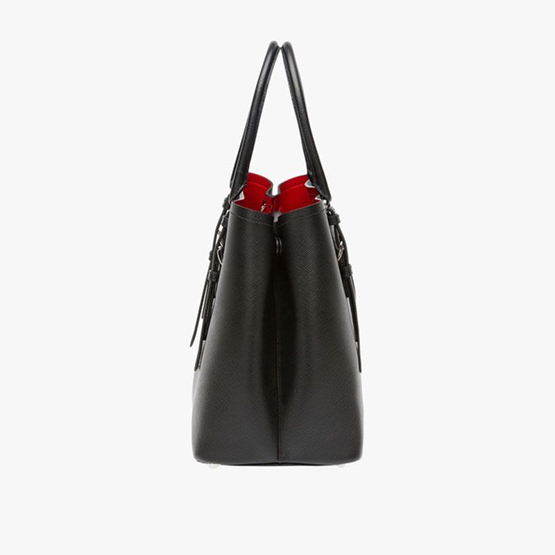 Prada 1BG820 Saffiano Leather Double Bag In Black