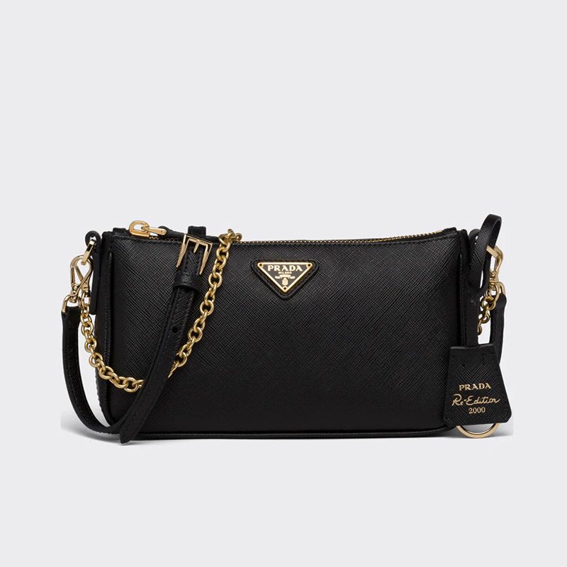 Prada 1BH171 Re-Edition 2000 Shoulder Bag In Black