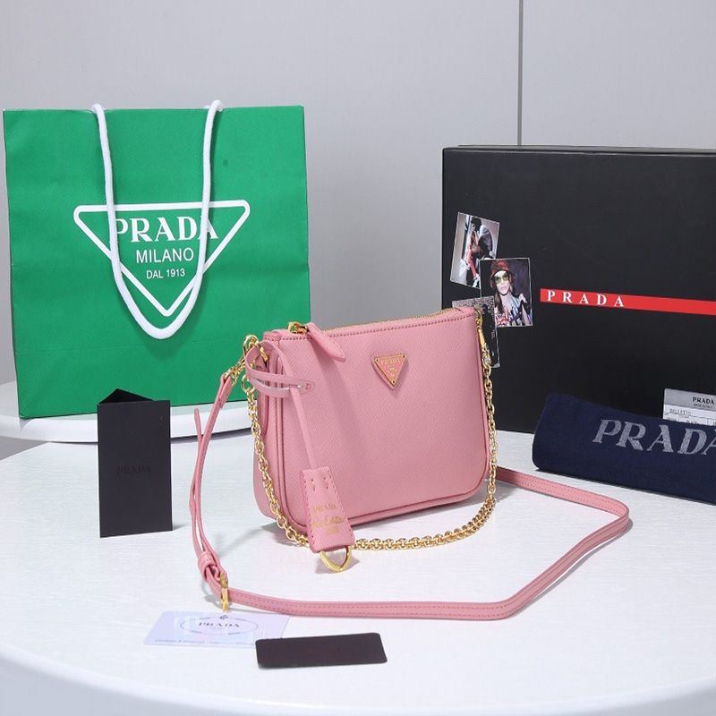 Prada 1BH171 Re-Edition 2000 Shoulder Bag In Pink