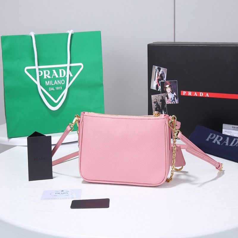 Prada 1BH171 Re-Edition 2000 Shoulder Bag In Pink