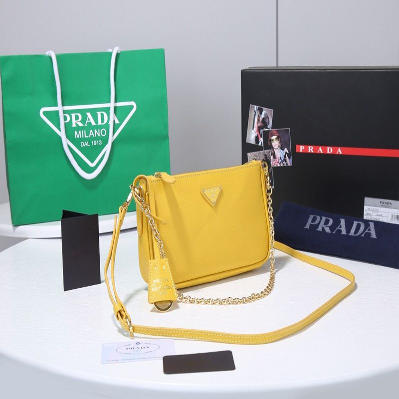 Prada 1BH171 Re-Edition 2000 Shoulder Bag In Yellow