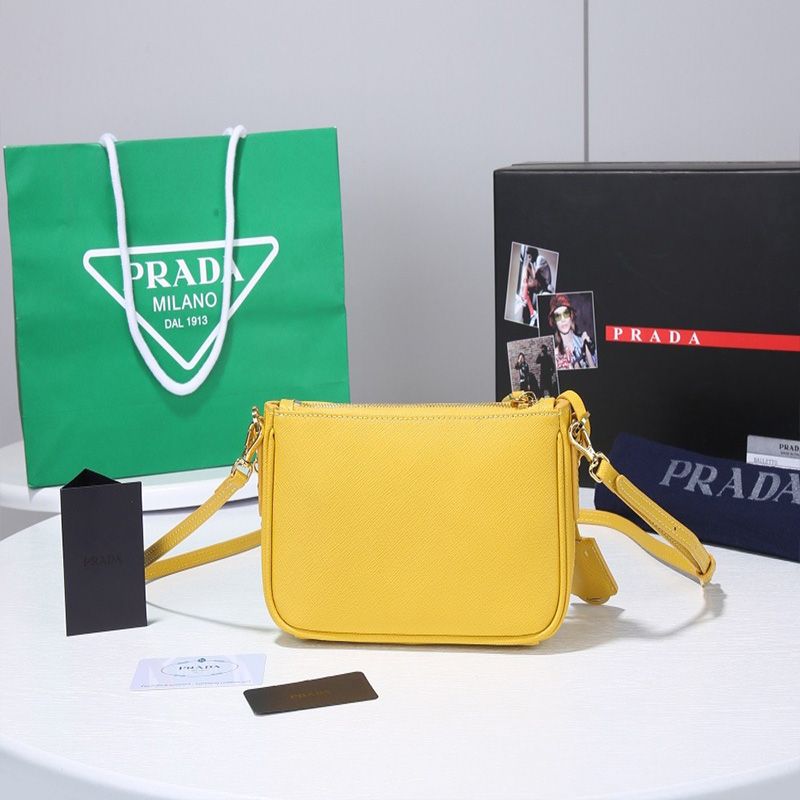 Prada 1BH171 Re-Edition 2000 Shoulder Bag In Yellow