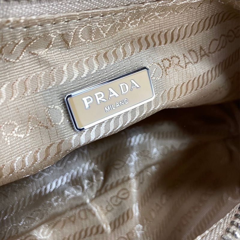 Prada 1BH172 Re-Edition 2006 Nylon Bag In Apricot