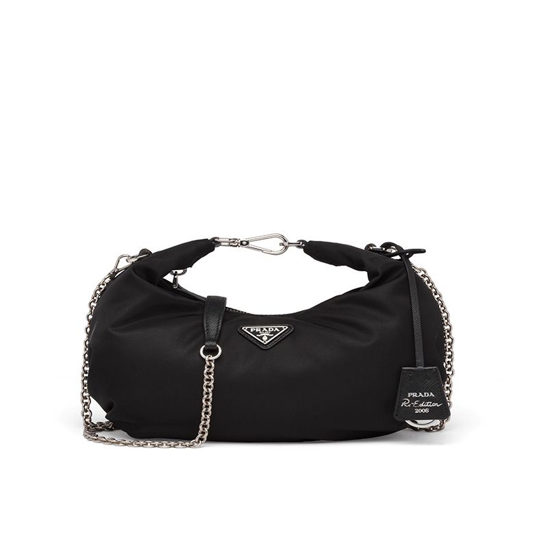 Prada 1BH172 Re-Edition 2006 Nylon Bag In Black