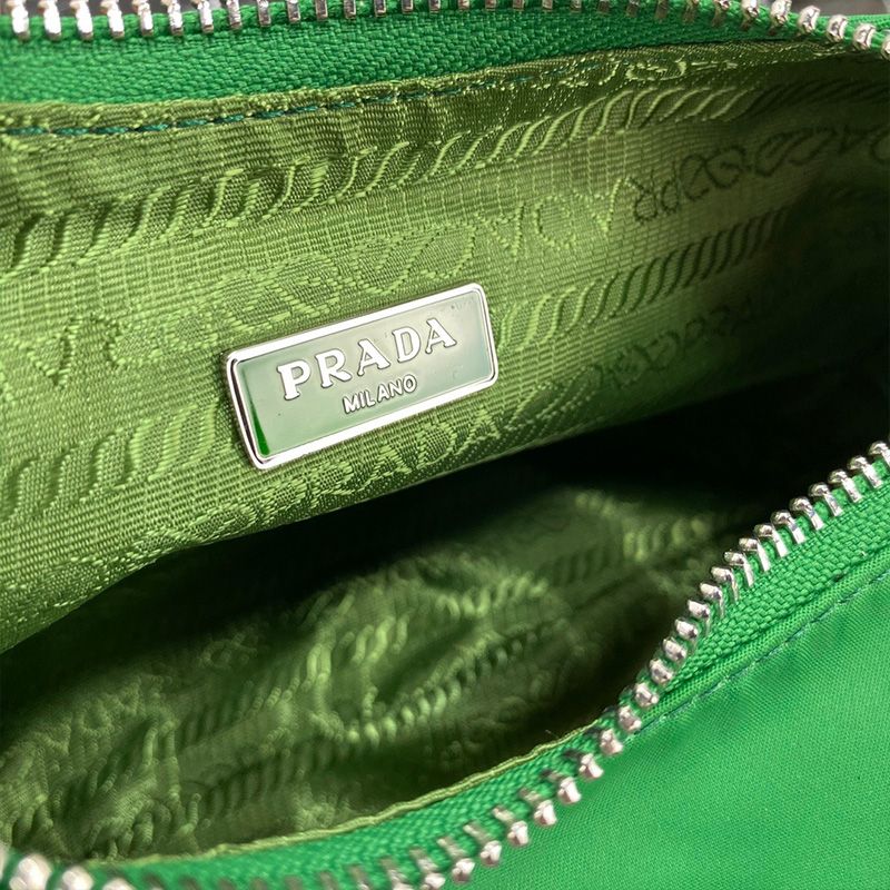 Prada 1BH172 Re-Edition 2006 Nylon Bag In Green