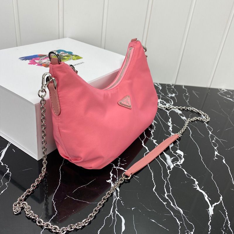 Prada 1BH172 Re-Edition 2006 Nylon Bag In Pink