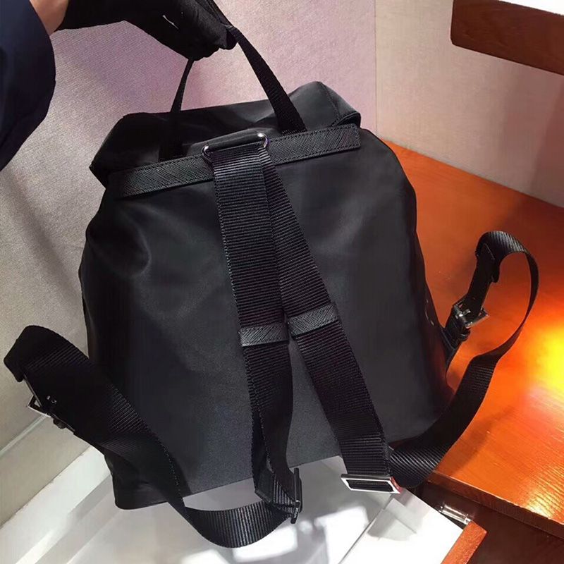 Prada 1BZ005 Nylon Backpack In Black