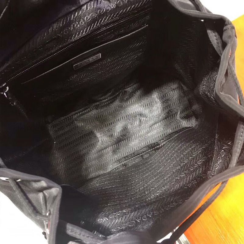 Prada 1BZ005 Nylon Backpack In Black