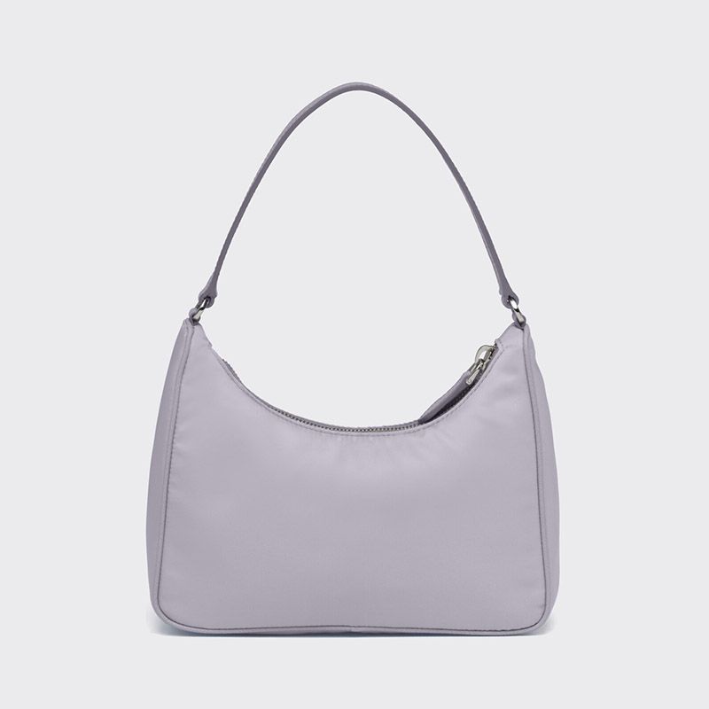 Prada 1NE204 Re-Edition 2005 Re-Nylon Hobo Bag In Light Purple