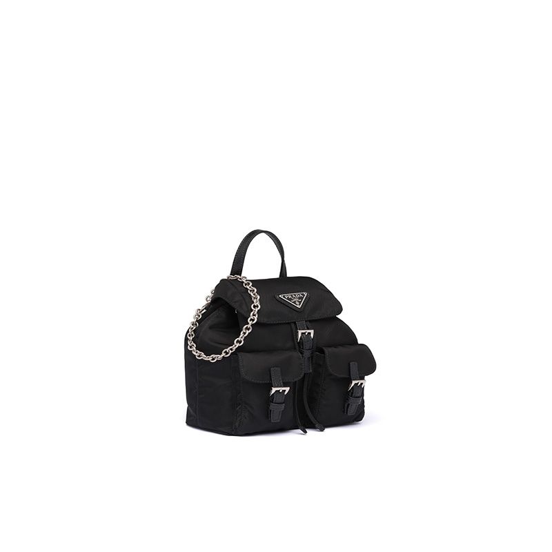 Prada 1BH029 Mini Nylon Backpack In Black